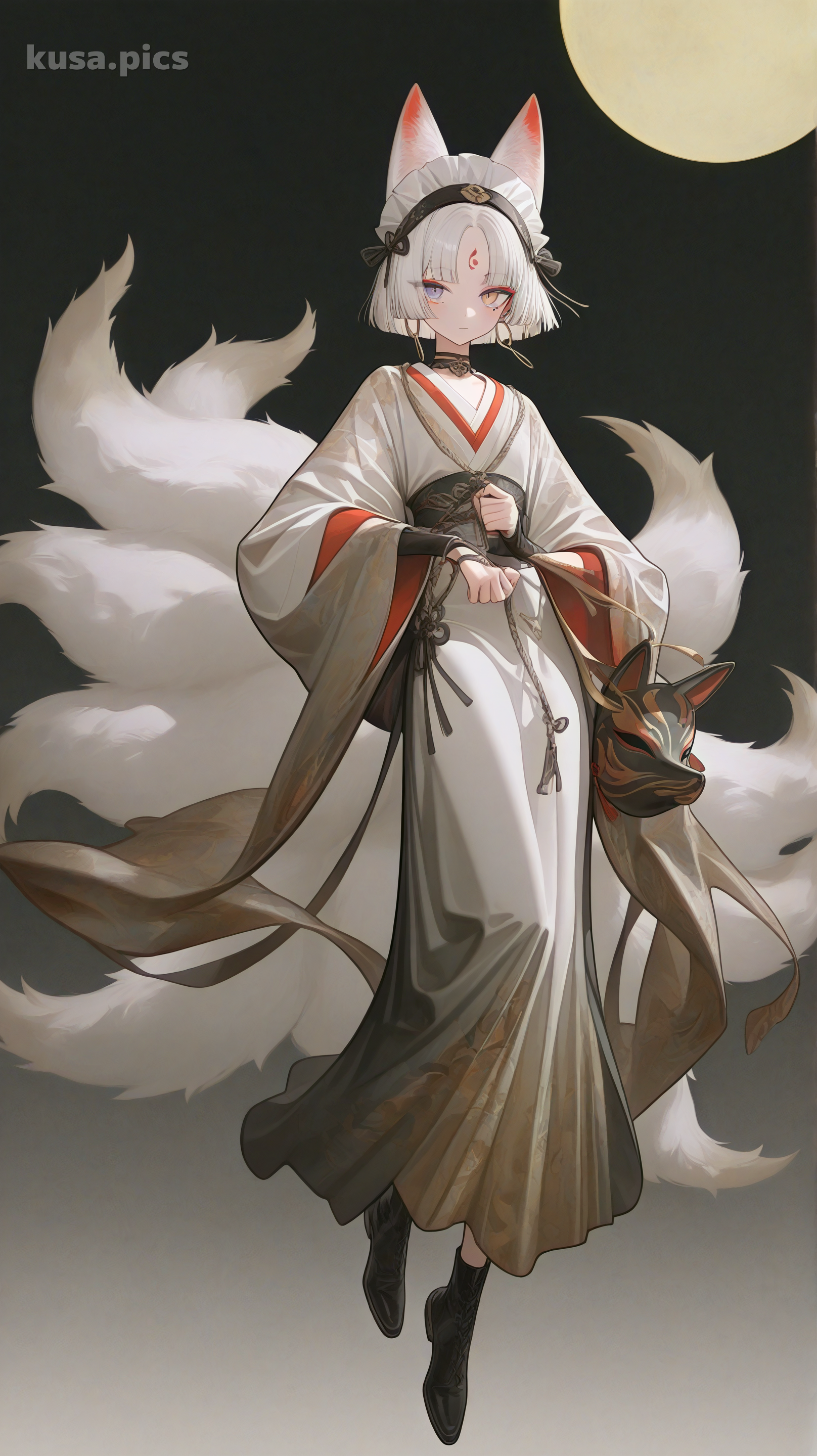 KusArt全身OC示例 - 恶魔兔女角色