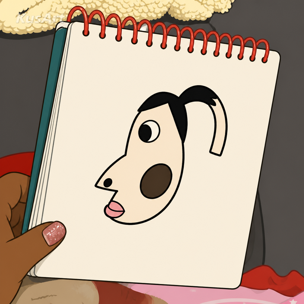 Meme da hiperpigmentação redesenhado como um cartoon vetorial limpo e chapado