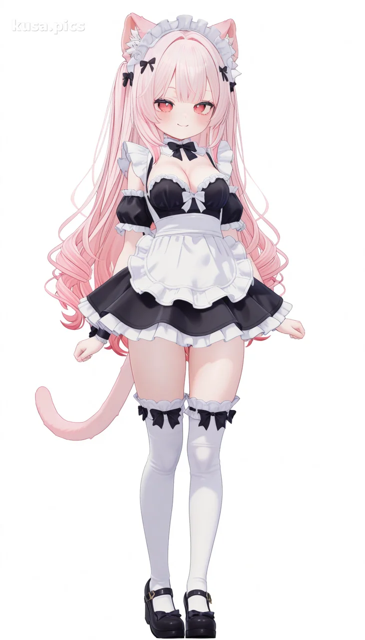 anime girl original character - default outfit reference