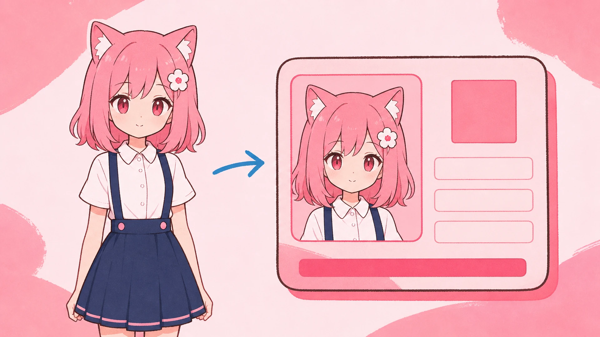 One upload, a card that looks issued - AI Anime Student ID Card Maker
