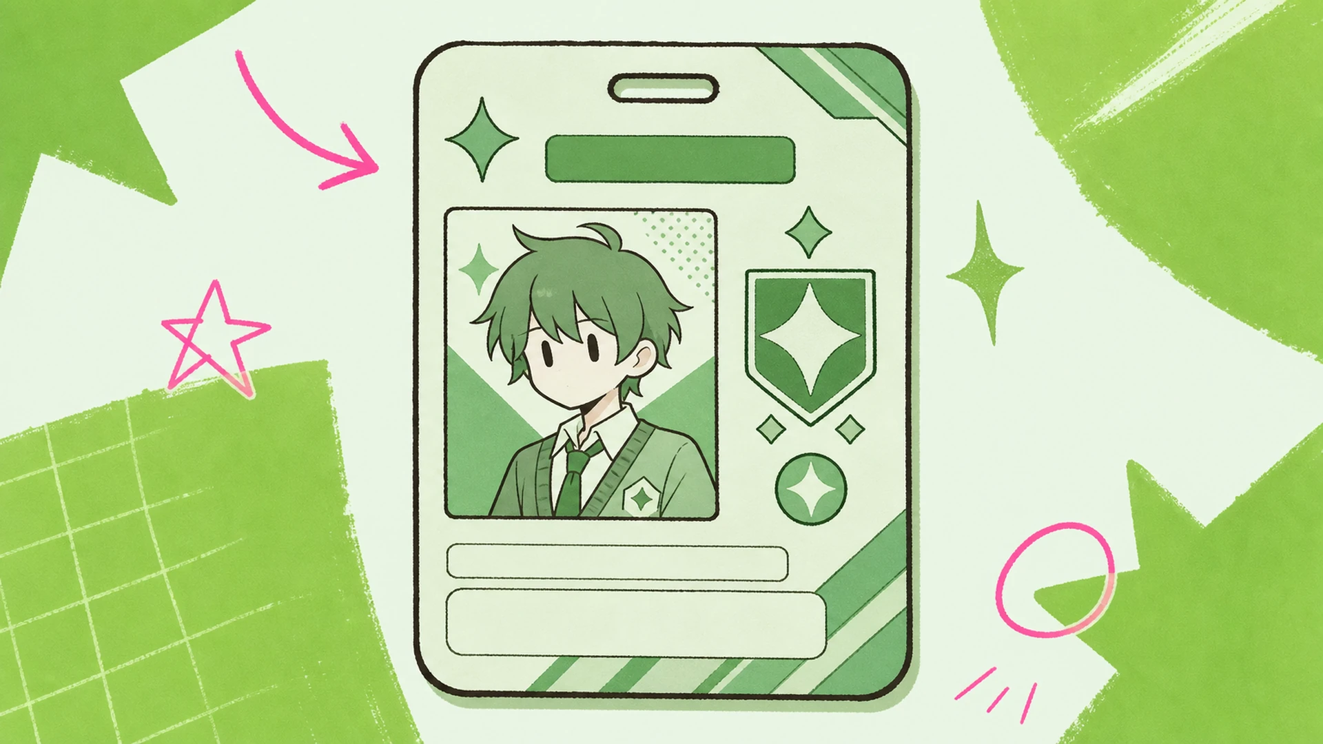 Fan-club member badge - AI Anime Student ID Card Maker