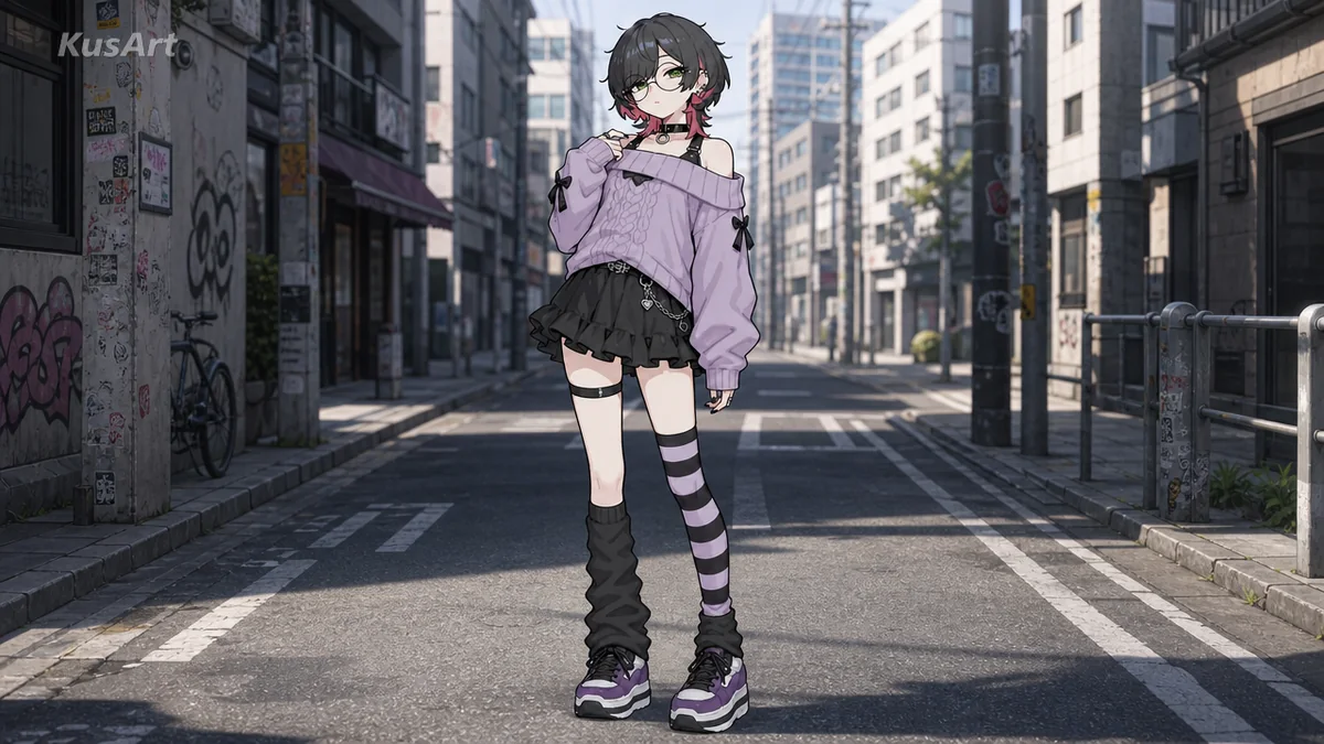 City Street AI Background Changer result after