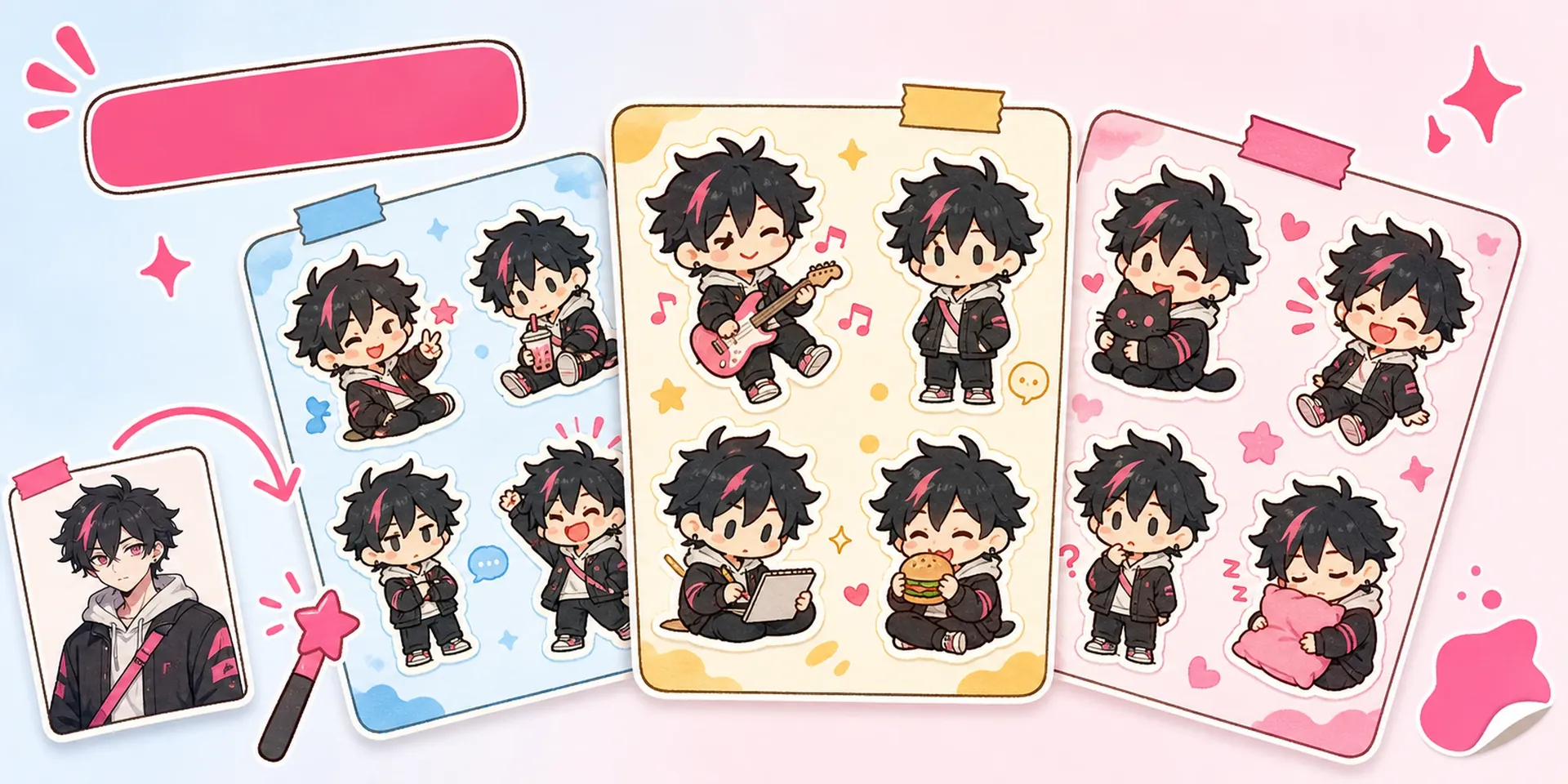 AI Chibi-Sticker-Generator
