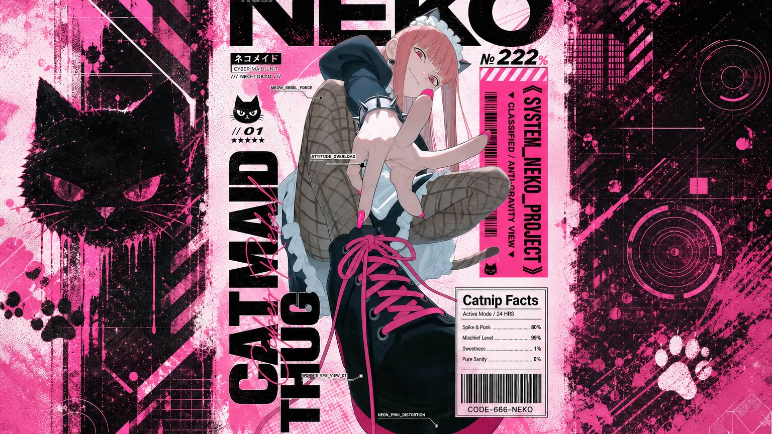 Cyberpunk Zine Poster Maker AI Manga Streetwear Zine Poster Maker result — After