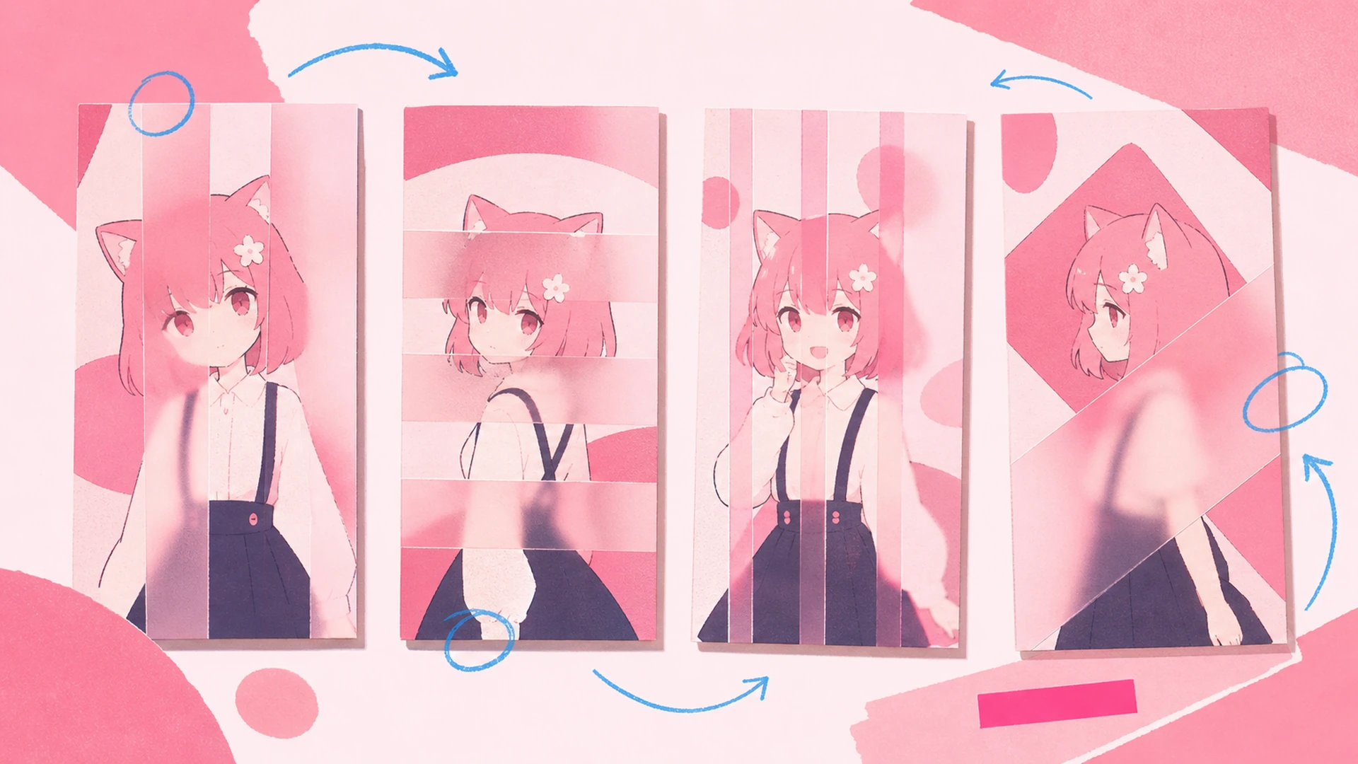 Wo das Farbtupfer-Gesicht seinen Wert beweist - AI Prisma-Unschärfe Anime-Poster-Generator