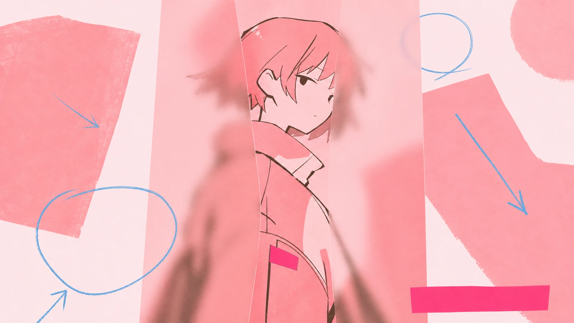 Dramatisches Figuren-Key-Visual - AI Prisma-Unschärfe Anime-Poster-Generator