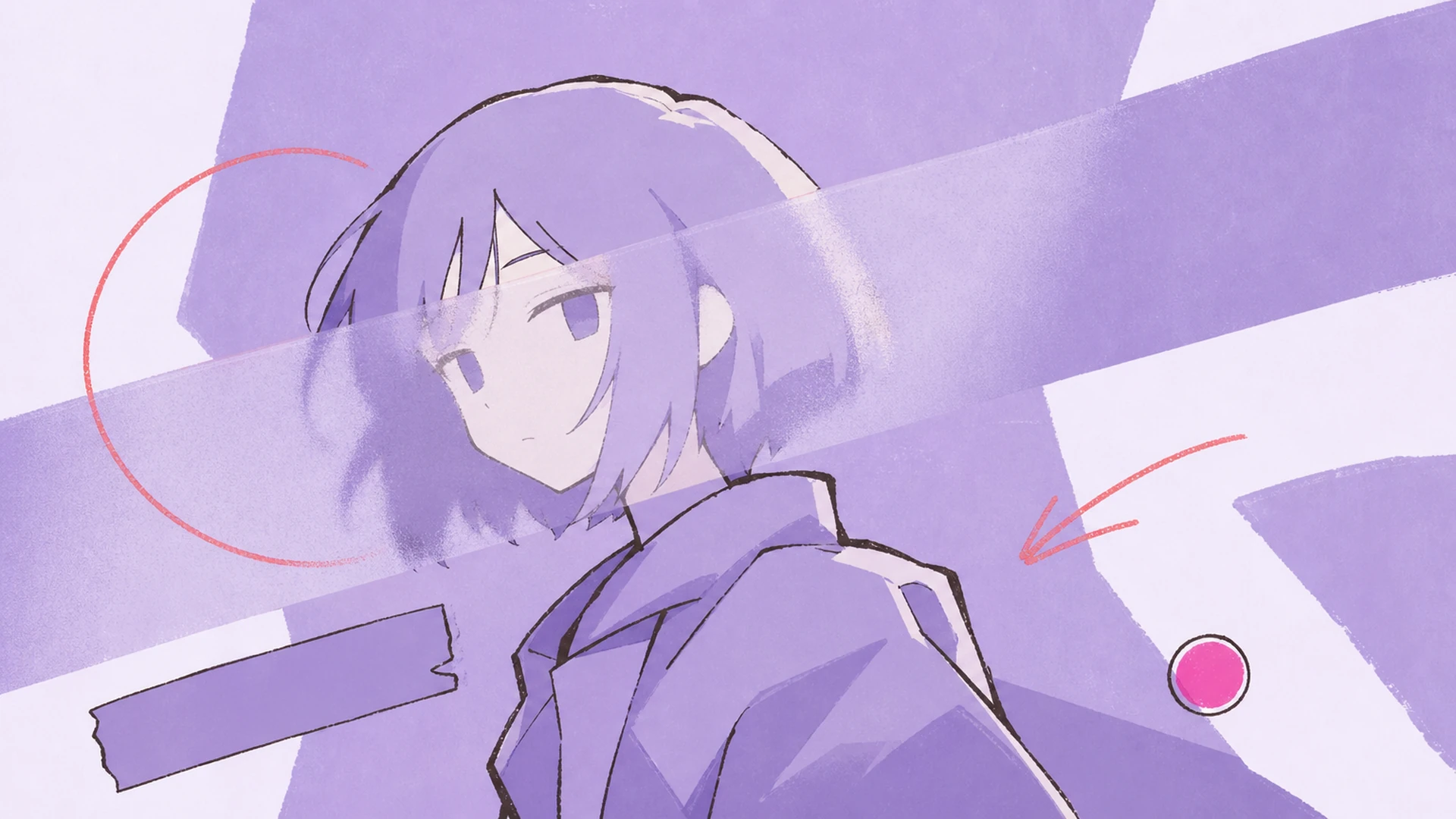 Markantes Profil-Visual - AI Prisma-Unschärfe Anime-Poster-Generator