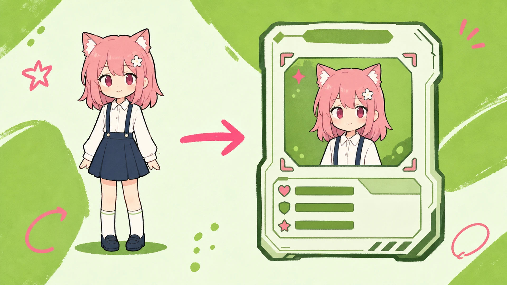 From one render to a collectible card - AI Game-Style Character ID Card Maker
