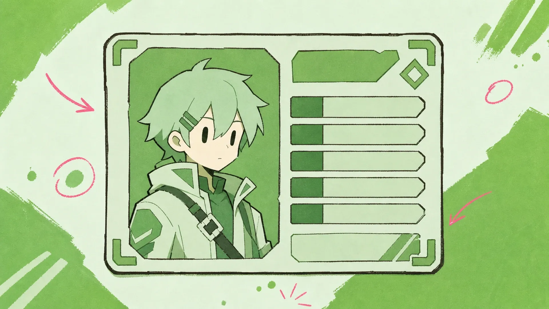 VTuber brand card - AI Game-Style Character ID Card Maker