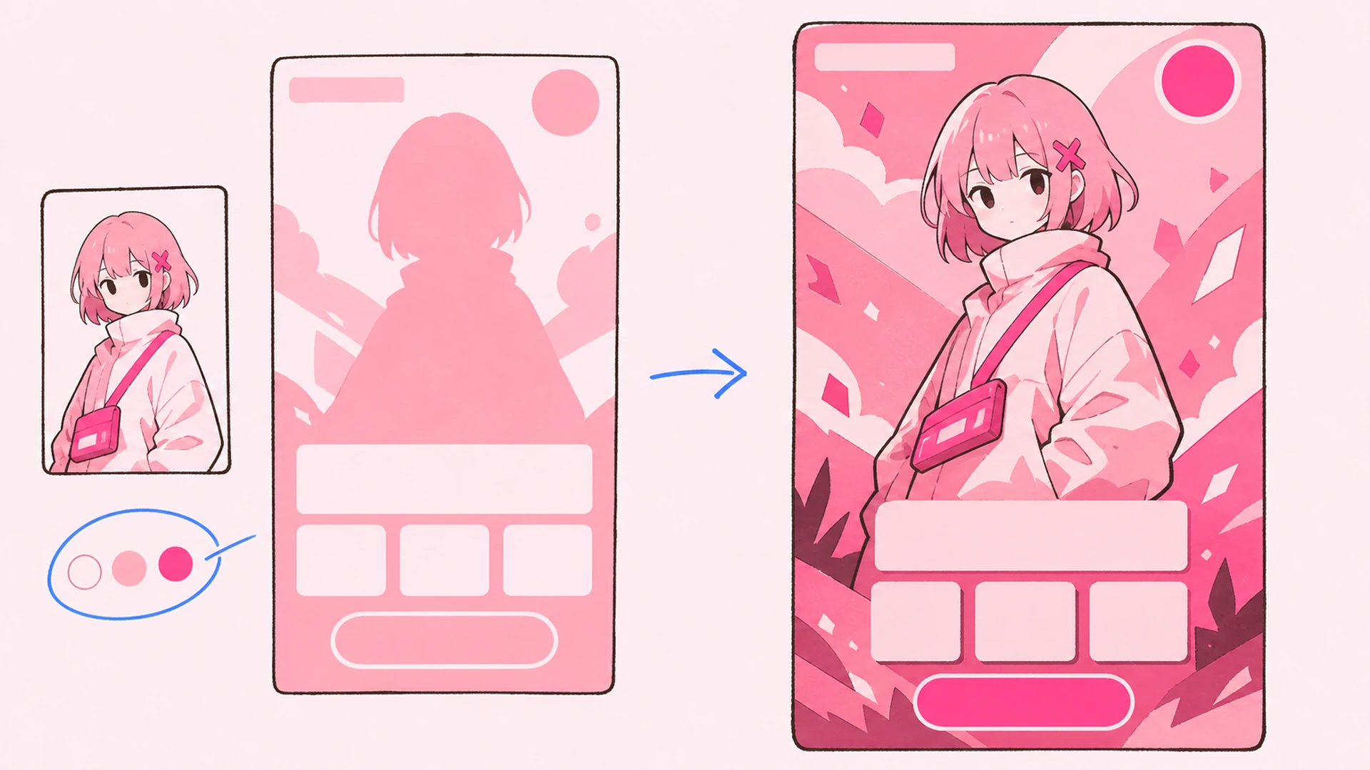 The splash screen your character deserves - AI Gacha Game Landing Page Generator
