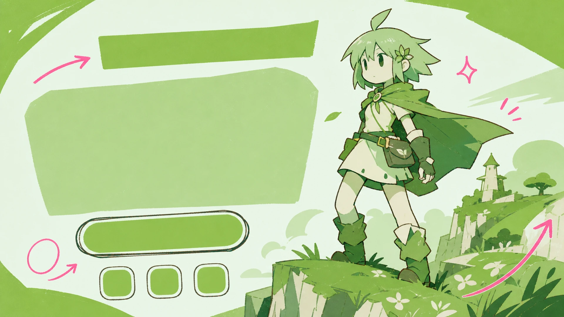 VTuber debut splash - AI Gacha Game Landing Page Generator