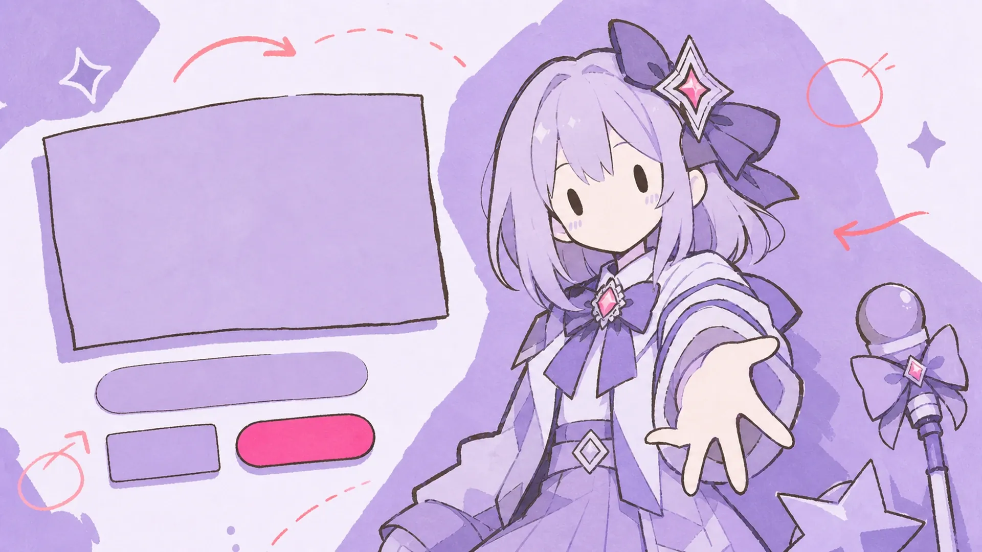 OC game-promo art - AI Gacha Game Landing Page Generator