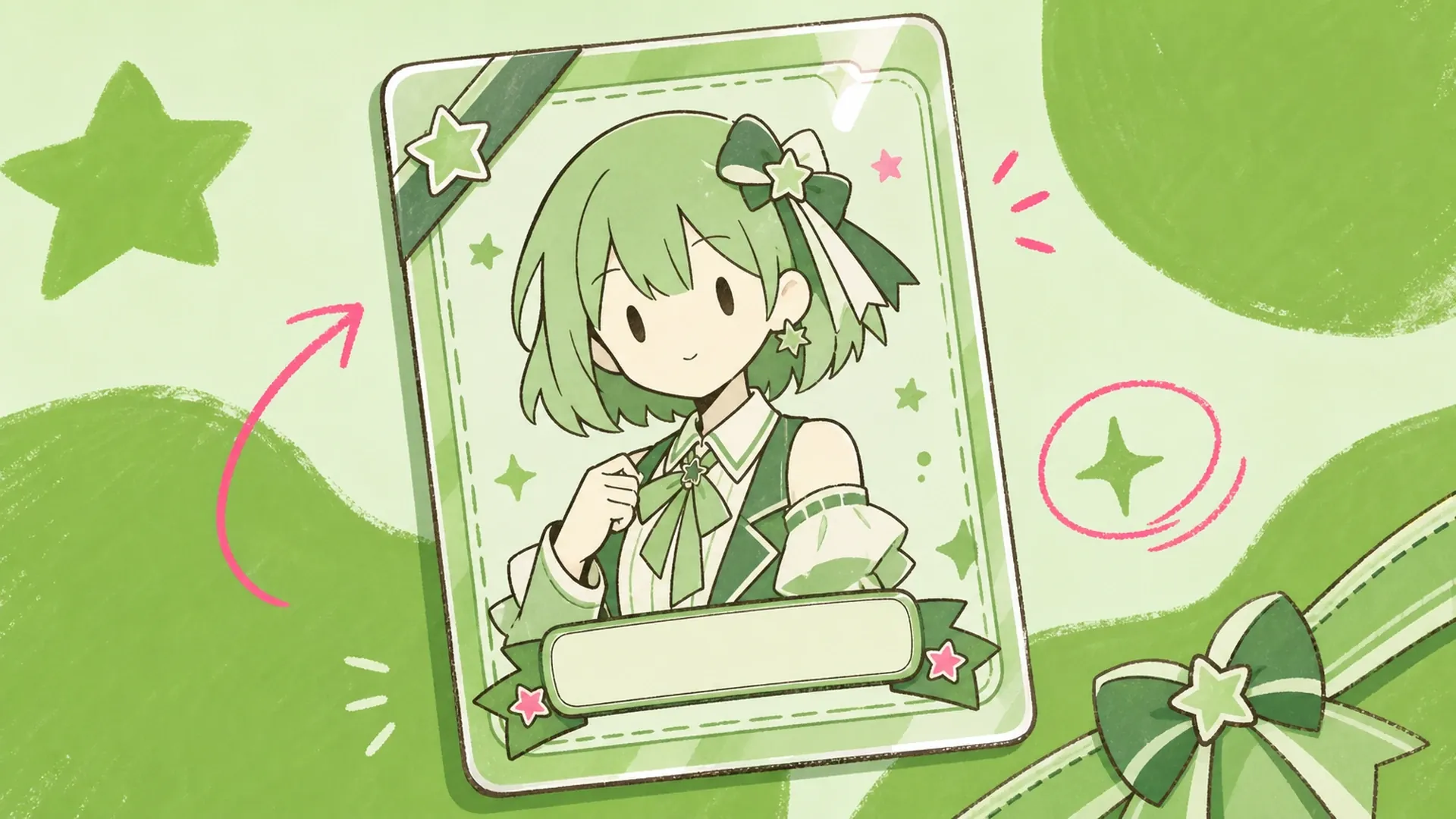 Profilkarte für virtuelle Idols - AI Idol Charakterausweis-Generator