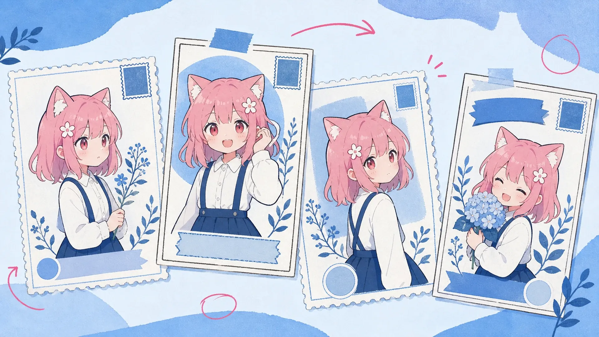 Zurückhaltung statt Dekoration - AI Japanische Wafu-Postkarten-Generator