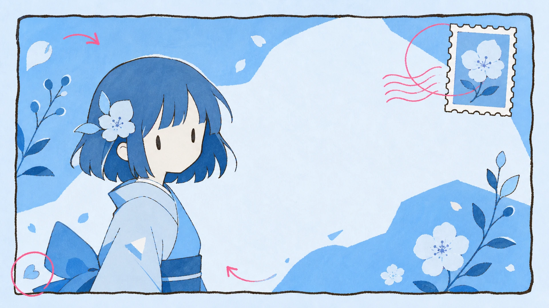 Neujahrs-Nengajo - AI Japanische Wafu-Postkarten-Generator