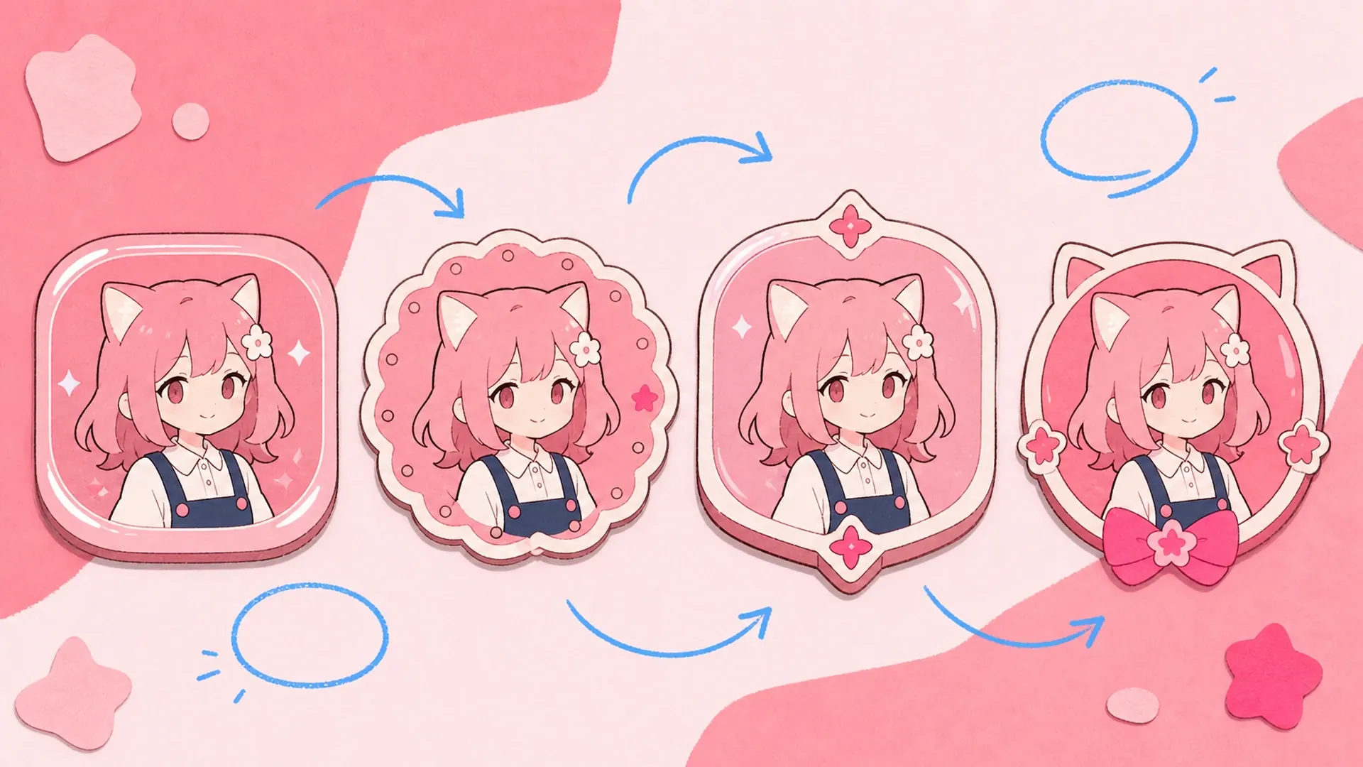 Why generate instead of fill a template - AI Mobile Game Character Badge Maker