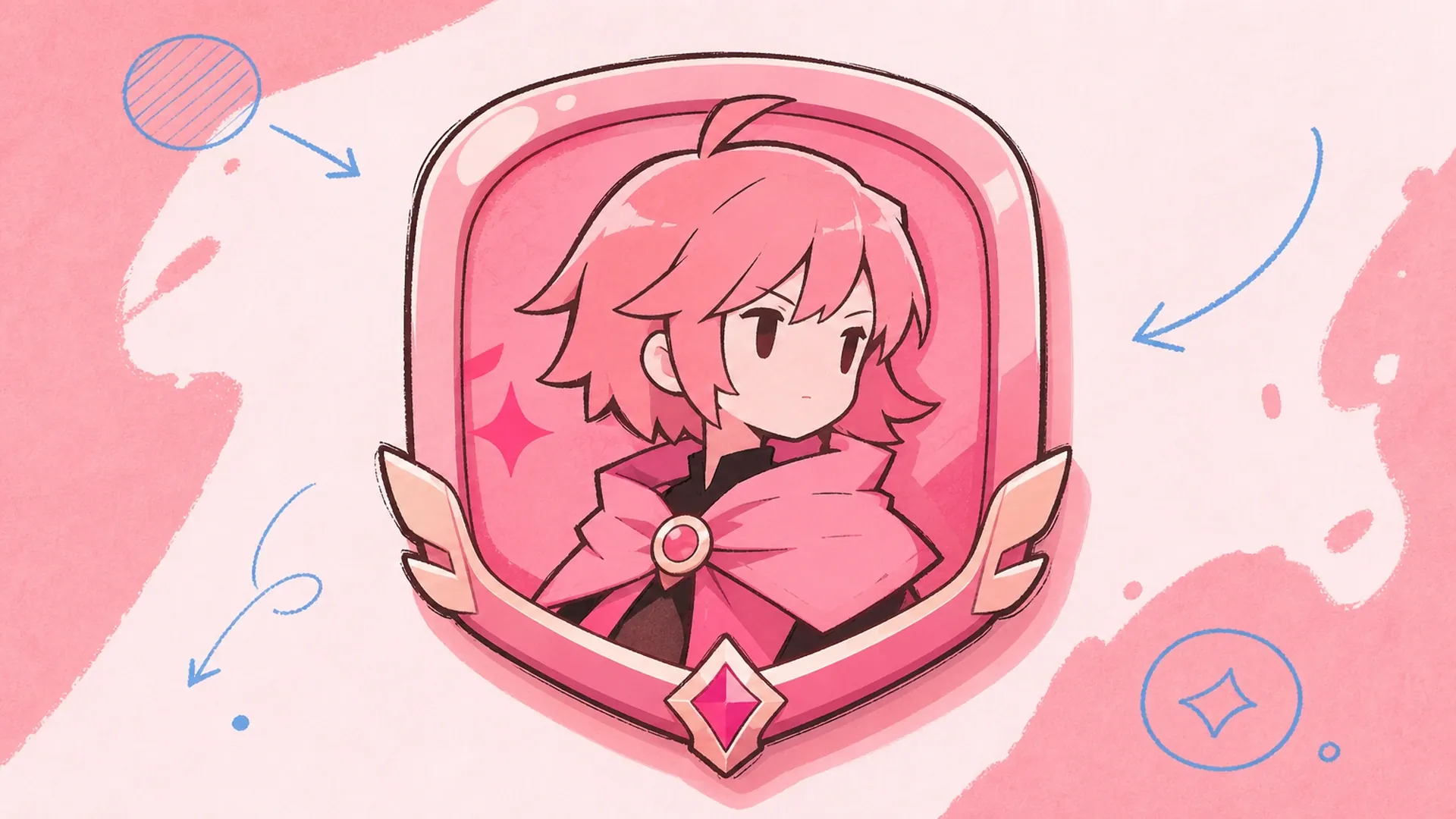 OC sheet badge - AI Mobile Game Character Badge Maker