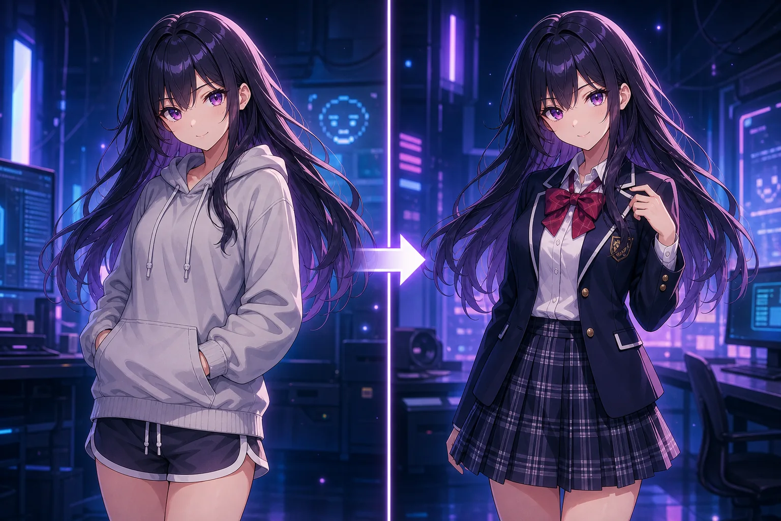KI-Outfit-Wechsler: Anime-Charaktere mit einem Klick bearbeiten - KI-Outfit-Wechsler
