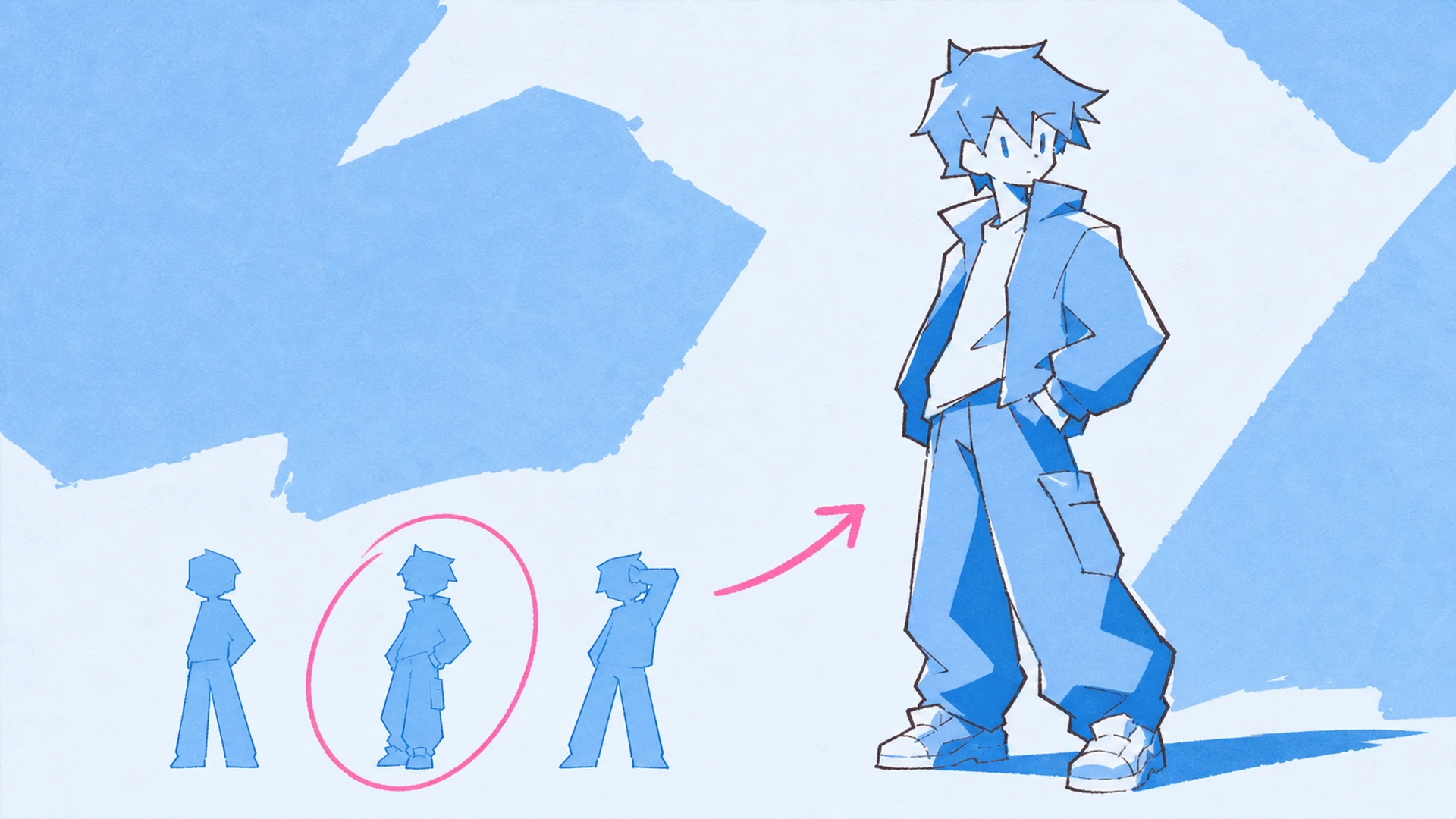 Itération avec les modèles de pose - Changeur de Poses IA